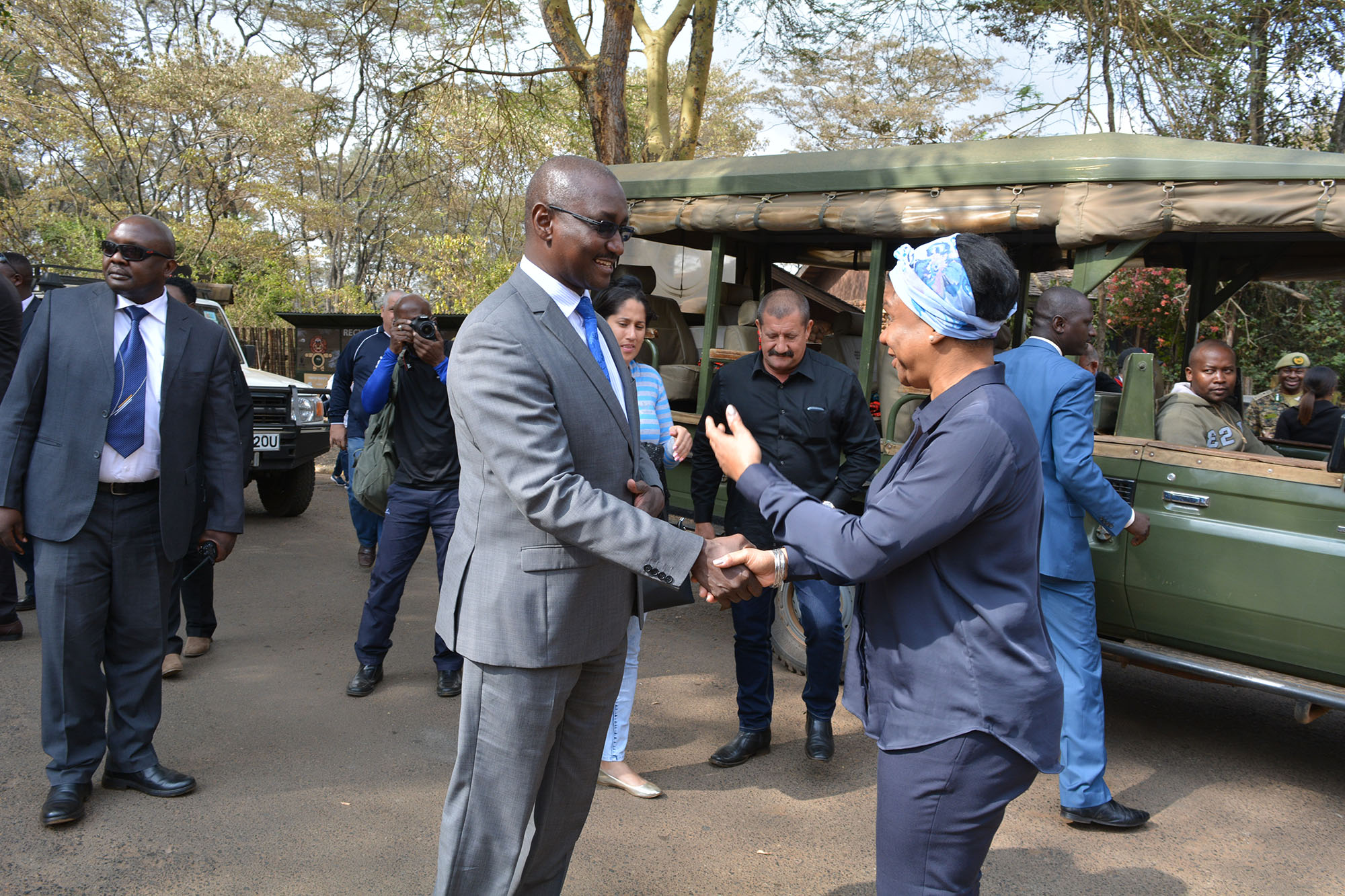 CUBA VICE PRESIDENT VISITS NAIROBI NATIONAL PARK