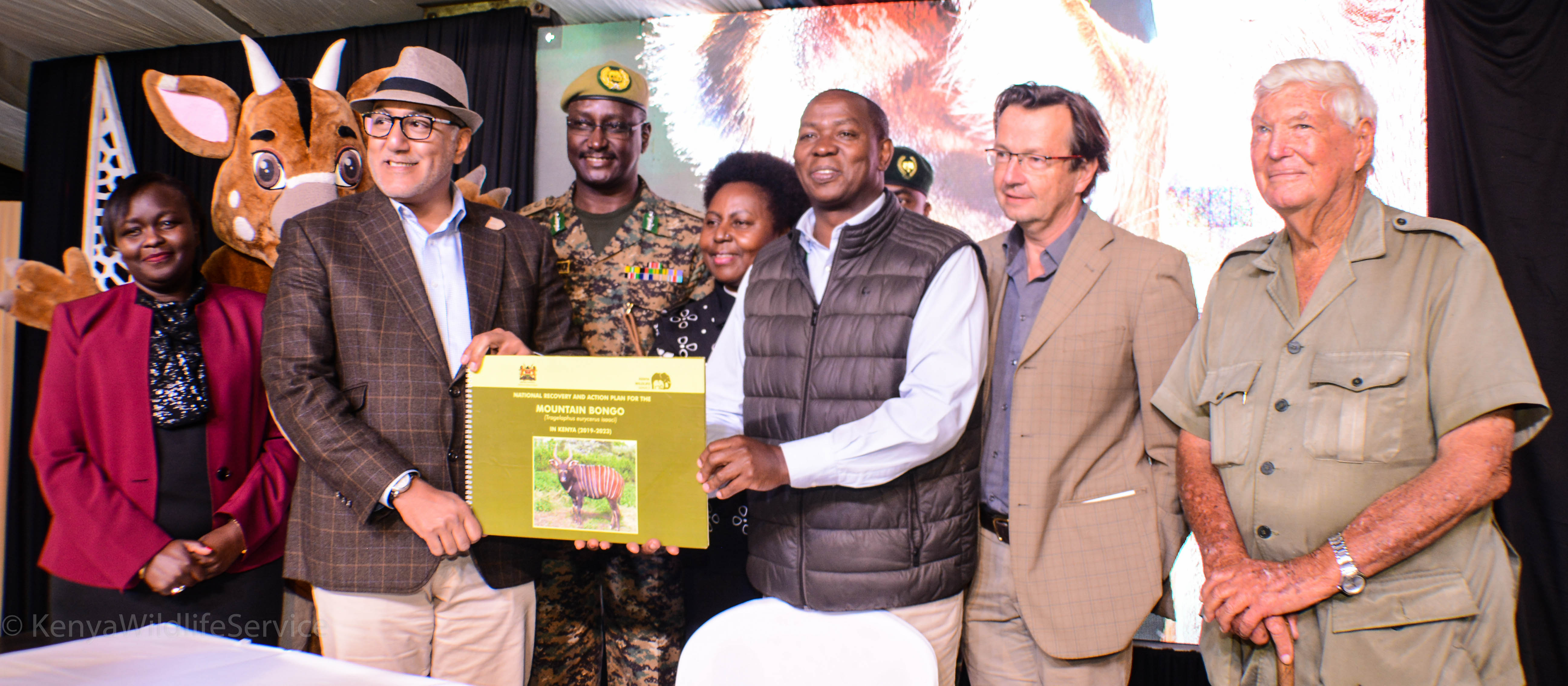KWS LAUNCHES THE NATIONAL RECOVERY AND ACTION PLAN FOR THE MOUNTAIN BONGO (2019-2023)