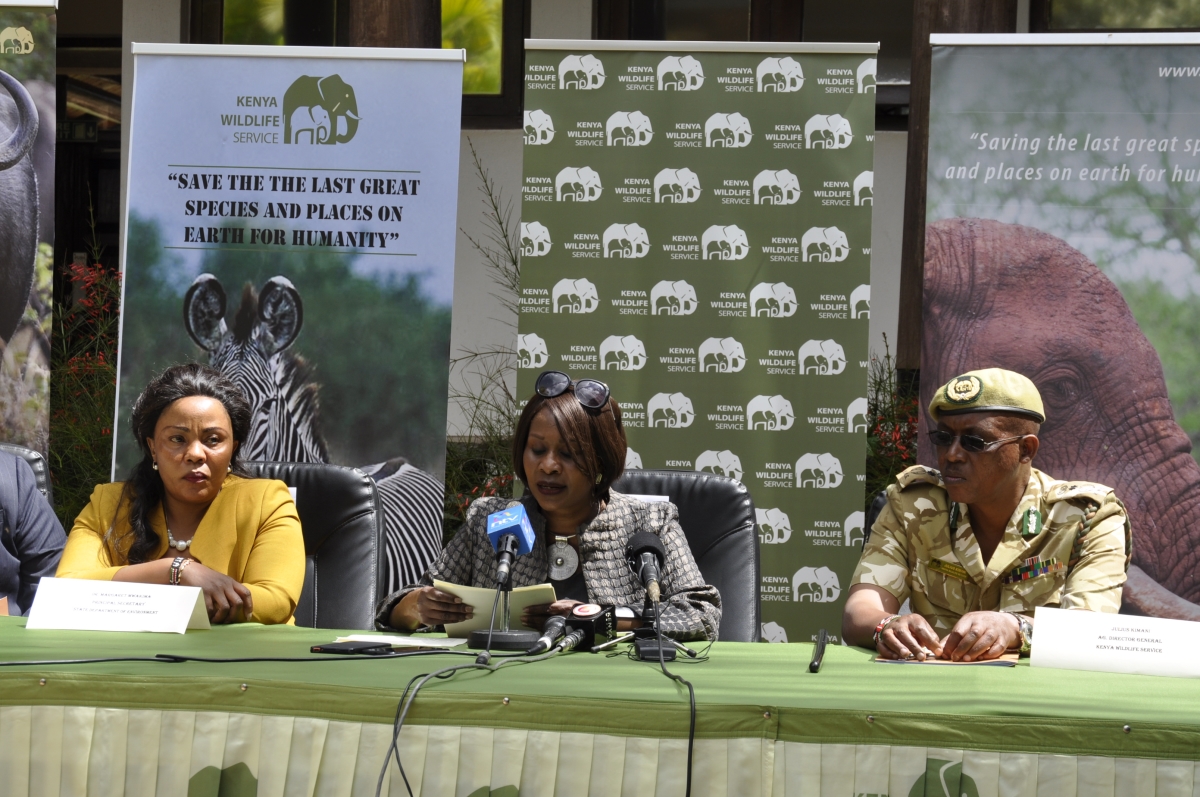 RESULTS OF CENSUSES OF ELEPHANT, BUFFALO, GIRAFFE AND GREVY’S ZEBRA COUNTED IN FIVE KEY ECOSYSTEMS CONDUCTED IN 2016 AND 2017.